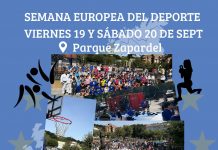 Semana Europea del deporte, viernes 19 y sábado 20 de septiembre
