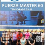 Se abren las inscripciones para la actividad Fuerza Master 60