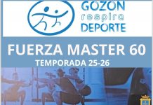 Se abren las inscripciones para la actividad Fuerza Master 60