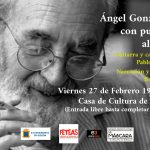 Un viaje por la voz de Ángel González en la Casa de la Cultura de Gozón