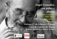 Un viaje por la voz de Ángel González en la Casa de la Cultura de Gozón