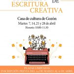 Último día para apuntarse a los talleres de escritura creativa en Gozón